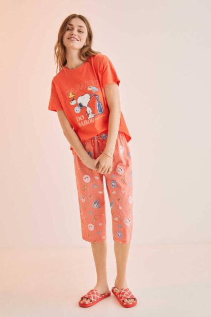 Short Slevees Pirate Pant Pyjama
